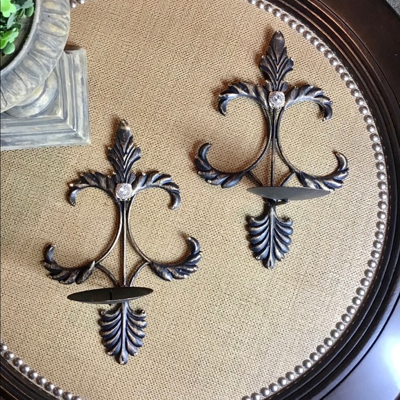 Other - Fleur de Lis Candle Sconces